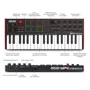 MIDI клавиатура AKAI MPK MINI PLUS: Питание От USB порта