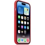 Чехол для iPhone Apple Silicone Case with MagSafe (PRODUCT)RED (MPTG3) for iPhone 14 Pro фото 5