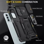 Аксессуар для смартфона Mobile Case Camshield Army Ring Black for Samsung A155 Galaxy A15 4G / A15 5G: Материал TPU (термополиуретан) и поликарбонат