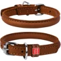Нашийник круглий WAUDOG Soft 8 мм 25-33 см коричневий (22326)