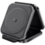 Зарядное устройство Hoco Wireless Charger CQ4 Unique 3in1 Folding Black for iPhone 16 I 15 I 14 I 13 I 12 series, Apple Watch and Apple AirPods: Кабель в комплекте USB-C