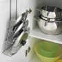 Держатель Metaltex GALILEO для крышек 26x9x36см (350614): Материал нержавеющая сталь
