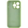 Чехол для iPhone Mobile Case Silicone Case Full Camera Protective Mint for iPhone 15 Pro Max: Тип чехла накладка на заднюю часть