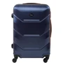 Чемодан Rogal M темно-синій (RGL720M-dark-blue-orange)