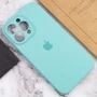 Чехол для iPhone Mobile Case Silicone Case Full Camera Protective Marine Green for iPhone 15 Pro Max: Тип аксессуара чехол