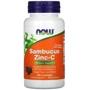 NOW Foods Sambucus Zinc-C Бузина с цинком и витамином С 60 леденцов
