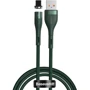 Кабель Baseus USB Cable to Lightning Zinc Magnetic Safe Fast 2.4A 1m Green (CALXC-K06)