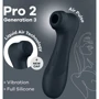 Вакуумный клиторальный стимулятор Satisfyer Pro 2 Generation 3 with Liquid Air Dark Grey