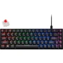 Клавіатура 2E KG370 RGB Gateron Red Switch Black (2E-KG370UBK-RD): Тип клавіш механический