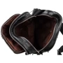 Мужская сумка через плечо Valiria Fashion черная (3DETBX4023-2): Фактура Матовая, Зернистая