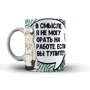 Чашка LA PRINT HOUSE с авторским принтом Кот Пупок "орать на работе" 330 мл (79125)