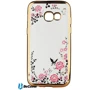 Чохол для телефона BeCover Flowers Series Gold for Samsung A320 Galaxy A3 2017