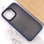 Чохол для iPhone Mobile Case TPU+PC Metal Buttons Blue для iPhone 13 Pro Max: Тип аксесуара чехол