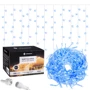 Гирлянда Springos бахрома уличная 8 м 200 LED голубая (CL0202)