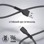 Кабель ArmorStandart USB Cable to Lightning 2.4A 1m Black (ARM60009): Довжина 1 м