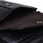 Мужская сумка планшет Borsa Leather черная (K18154-black): Застежка Молния