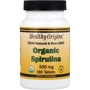 Healthy Origins Organic Spirulina 500 mg Спирулина органическая 180 таблеток