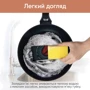 Сковорода Krauff Smart Fry с крышкой 26 см (28221): Тип варочной поверхности Электрическая, Стеклокерамическая, Духовка, Галогеновая, Газовая