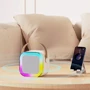 Караоке Bluetooth, AUX, USB, поддержка TFcard, 2 микрофона, подсветка (C 66377) фото 4