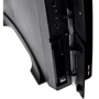 Корпус LogicPower S608BK: Материал передней панели пластик