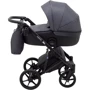 Коляска 2 в 1 Bair Marcel Light Экокожа BML-05 графит (680630): Ширина шасси 60 см