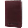 Женская обложка для документов DNK Leather бордовая (DNK-minidoc-fileH-colL)