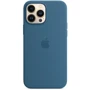 Чехол для iPhone Apple for iPhone 13 Pro Max Silicone Case with MagSafe Blue Jay (MM2Q3) : Материалы Силикон