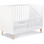 Детская кроватка Klups Noah 120х60 см белая+дерево