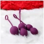 Вагинальные шарики со смещенным центром тяжести Svakom - Nova Kegel, 3 шт (фиолетовый)