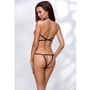 Портупея-боди из стреп Passion Exclusive IVENA black XXL/XXXL