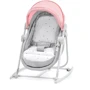 Шезлонг-качалка 5 в 1 Kinderkraft Unimo Pink (KKBUNIMPNK0000): Дополнительные удобства съемная обивка, регулируемая спинка, дуга с игрушками, система складывания, ремни безопасности, сист