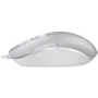 Мишка A4Tech FM26S USB Icy White: Ергономіка симметричная для левшей