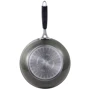 Сковородка Вок Bergner Midnight 28 см (BG-30129-GR): Антипригарное покрытие QuanTanium