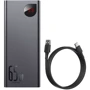 Внешний аккумулятор Baseus Power Bank 20000mAh Adaman Metal Digital Display 65W Black (PPIMDA-D01): Тип батареи Литий-полимерные