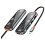 Адаптер WIWU Adapter Cyber 5in1 USB-C to 3xUSB3.0+SD/MicroSD Space Gray: Інтерфейс підключення USB-C