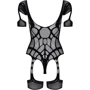 Бодистокинг Obsessive Bodystocking G334 black S/M/L