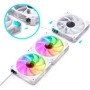 Кулер Jonsbo ZG-120W 3-Pack White: Рівень шуму, dB 29.3