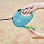 Повідець-рулетка для собак WAUDOG R-leash з контейнером для пакетів M блакитний до 20 кг 5 м (26282) фото 10