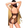 Боди с открытой грудью и спиной Penthouse - Turned On Black S/M