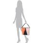 Женская сумка-мешок Laskara разноцветная (LK10205-black-orange): Пол Женский