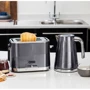 Тостер Russell Hobbs 25250-56 Geo Steel: Съемный поддон для сбора крошек есть