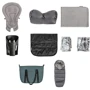 Коляска Baby Design HUSKY XL 207 SILVER GRAY: Тип коляски Универсальная коляска (2-в-1)