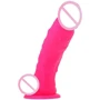 Цветной фаллоимитатор на присоске Coloursoft Soft Dildo, 13х4 см, розовый