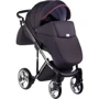 Коляска 2 в 1 Adamex Chantal Polar (Graphite) C3 черный с красным (622724): Ширина шасси 60