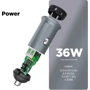 Зарядний пристрій ArmorStandart Car Charger 2xUSB QC3.0 with USB-C Cable Grey (ARM82459): Особливості Швидка зарядка