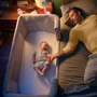 Ліжечко дитяче 3 в 1 Chicco Next2Me Forever сіре (79650.27): Матеріал пластик