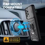Аксессуар для смартфона Mobile Case Camshield Serge Magnetic Ring Black for Samsung A736 Galaxy A73 5G: Материал TPU (термополиуретан) и поликарбонат