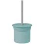 Чашка-контейнер MinikOiOi с силиконовой трубочкой Aqua Green/Powder Grey (101100107)