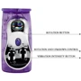 Вибратор с стимулятором клитора и функцией ротации BAILE - Travel partner Purple (BW-020236R)