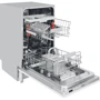 Встраиваемая посудомоечная машина Hotpoint-Ariston HSIC 3M19: Цвет нержавеющая сталь